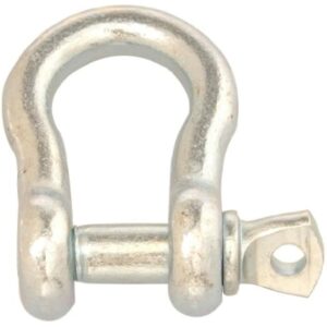 Campbell T9600435 Screw Pin Anchor Shackle, Forged Steel, Zinc Plated, 1/4" Trade, 400 lbs Working Load Limit, (Pack of 10)