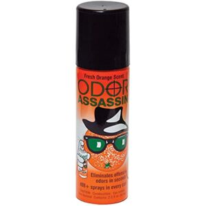 Odor Assassin Odor Eliminator Fresh Orange 1500 Sprays , Aerosol, Can 2.2 Oz