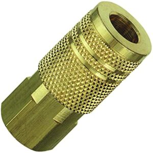 Amflo Brass 1/4 in. I/M Style Coupler 3/8 in. Female - Image 2
