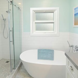 Con-Tact Diamond 9 ft. L X 18 in. W Clear Frosty Grid Privacy Film - Image 5
