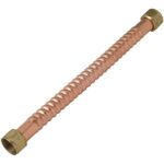Copper Flex Water Connector 24 " 3/4 " Fip Bg