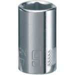 CRAFTSMAN Shallow Socket, Metric, 1/4-Inch Drive, 9mm, 6-Point (CMMT43507)