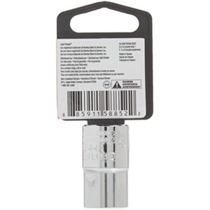 Craftsman 9/16 in. X 1/2 in. drive SAE 12 Point Standard Shallow Socket  CMMT47503 - Image 5