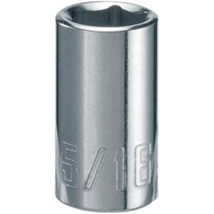 Craftsman 5/16 in. X 1/4 in. drive SAE 6 Point Standard Shallow Socket