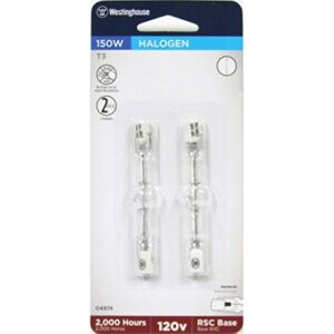 Westinghouse 150 W T3 Utility Halogen Bulb 2,600 lm Bright White 2 pk - Image 2