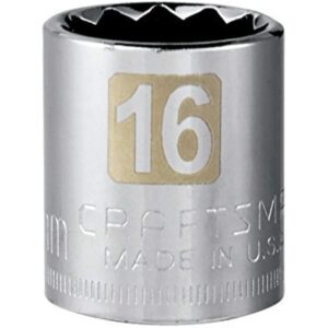 Craftsman 3/8" Drive Metric Socket 16mm 12-Point