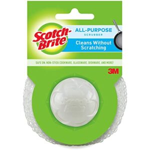Scotch-Brite Dobie Scrubber, Great for Non-Stick Cookware, White