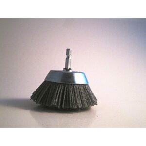 Dico Products 7200005 Nylox Cup Brush 21/2" 80 Grit, Grey - Image 4