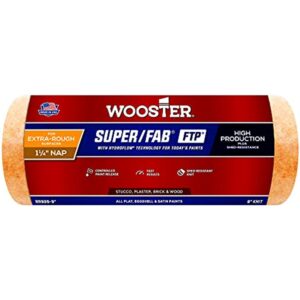 Wooster Brush RR926-9 Inch Super Fab FTP Roller Cover, 1 1/4-Inch Nap
