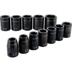 Craftsman 1/2 in. drive Metric 6 Point Shallow Socket Set 12 pc