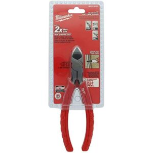 Milwaukee 48-22-6107 Rust Resistant 7 Inch Diagonal Wire Cutting Pliers with 1 Inch Reaming Head - Image 8
