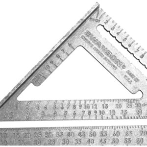 Swanson NA202 Metric Speed Square Layout Tool (Aluminum) - Image 2