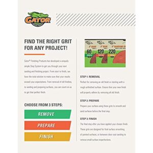 Gator 11 in. L X 9 in. W 60 Grit Aluminum Oxide All Purpose Sandpaper - Image 8