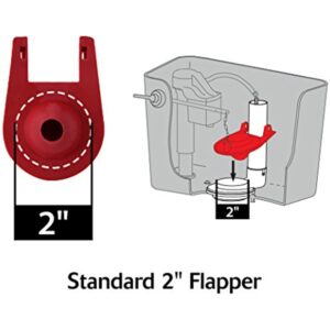Korky 2001BP Universal Toilet Tank Flapper - Easy to Install - Long Lasting All Rubber Seal - Made in USA - Image 5