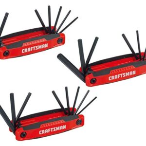 CRAFTSMAN Hex Key Set, 25-Key, 3-Pack, Folding (CMHT26004) - Image 2