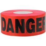Barricade Tape-Danger 1000’x3″x1.5Mil Red
