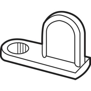 Prime-Line L 5761 Window Screen Clip, Flush, Diecast, Zinc (Pack of 8) - Image 2