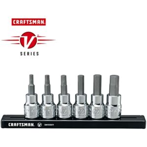 CRAFTSMAN V-SERIES Socket Set, Hex SAE, 3/8 Inch Drive, 6 Piece (CMMT17700V) - Image 2