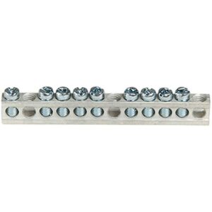 Square D 200 amps 120/240 V 1 space 12 circuits Surface Mount Ground Bar Kit
