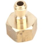 Forney 75123 Pressure Washer Accessories, Quick Coupler Plug, 1/4-Inch-by-M22F