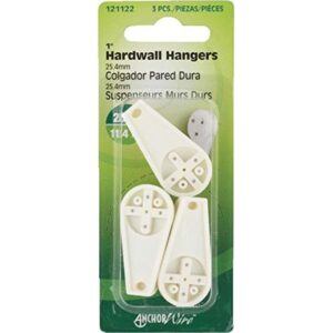 Hillman Hardwall Hanger 25 Lb 1" Card