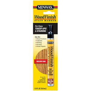 Minwax Wood Finish Stain Marker Semi-Transparent Golden Oak Oil-Based Stain Marker 0.33 oz