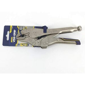 IRWIN VISE-GRIP Locking Pliers, Fast Release, Curved Jaw with Wire Cutter, 10-Inch (IRHT82578)