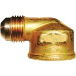 JMF 3/8 in. Flare x 3/8 in. Dia. Female Brass Elbow