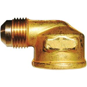 JMF 3/8 in. Flare x 3/8 in. Dia. Female Brass Elbow