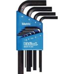 Eklind Hex-L Metric Short Arm Hex L-Key Set 9 pc 10509