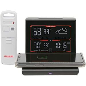 Craftsman Instant Read Digital Weather Forecaster w/ Charging Pad