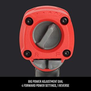 Craftsman CMXPTSG1003NB Air Impact Wrench, Red and Black - Image 4