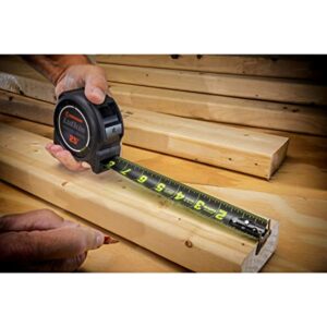 Crescent Lufkin 1-3/16 x 25' Command Control Series Black Clad Tape Measure - L1025CB - Image 7