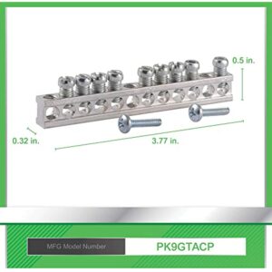 Square D 200 amps 120/240 V 1 space 12 circuits Surface Mount Ground Bar Kit - Image 3