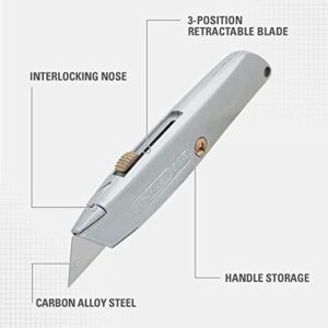 STANLEY Classic 99 6 in. Retractable Utility Knife Gray - Image 3