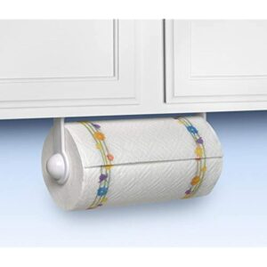 Spectrum Diversified Wall Mount Holder Easy Installation, Under Kitchen Cabinet Paper Towel Dispenser, Use, White - Image 5
