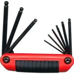 EKLIND 25919 Ergo-Fold Fold-up Ball-Hex allen wrench - 9pc set SAE Inch Sizes 5/64-1/4