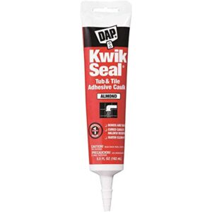 DAP Kwik Seal Almond Acrylic Latex Kitchen and Bath Adhesive Caulk 5.5 oz