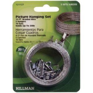 Hillman Picture Hanging Set 20 Lb 15' Carded - Image 2