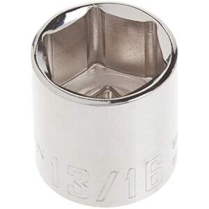 Craftsman 13/16 in. X 3/8 in. drive SAE 6 Point Standard Shallow Socket - Image 2