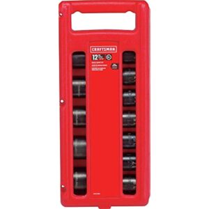 Craftsman 1/2 in. drive Metric 6 Point Shallow Socket Set 12 pc - Image 3