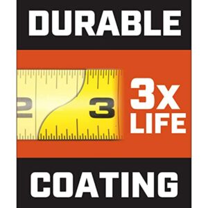 Crescent Lufkin 1-3/16 x 25' Command Control Series Black Clad Tape Measure - L1025CB - Image 14
