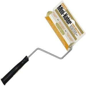 Wooster Brush R128-6 1/2 Mini-Koter Short Handle with 3/8 Inch Miniroller, 14 Inch Length