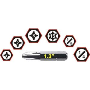 Picquic Stubby Multi-bit Screwdriver Colors Vary - Image 3
