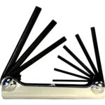 Eklind .050 to 3/16 in. SAE Fold-Up Hex Key Set 9 pc 20912