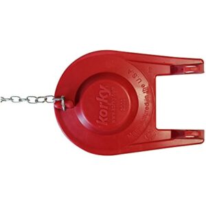 Korky 2001BP Universal Toilet Tank Flapper - Easy to Install - Long Lasting All Rubber Seal - Made in USA - Image 4