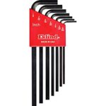 Eklind Hex-L 5/64 to 1/4 in. SAE L-Handle Hex Key Set 7 pc 10207
