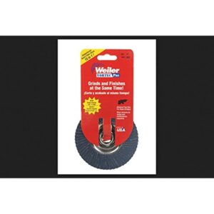 Weiler Corporation 30824 80 Grit Disc Flap, 4"