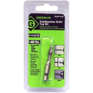 GREENLEE High Speed Steel Drill and Tap Bit 1/4-20 - Image 3