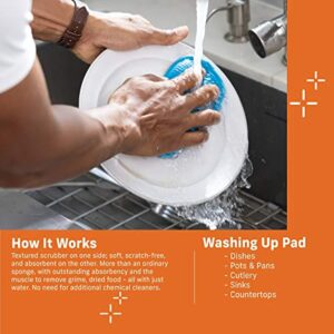 E-Cloth Washing Up Medium Duty Scrubbing Pads For All Purpose 6 in. L - Image 2
